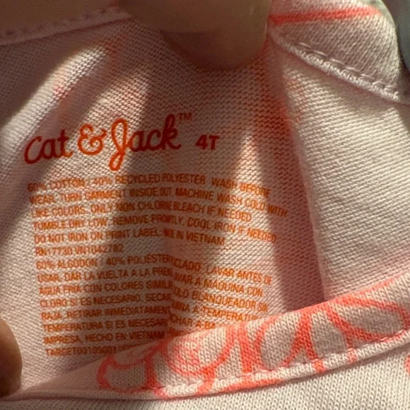 Colorful Tie-Dye and Pink Floral Kids Dresses 4T/5T set - Picture 4 of 7